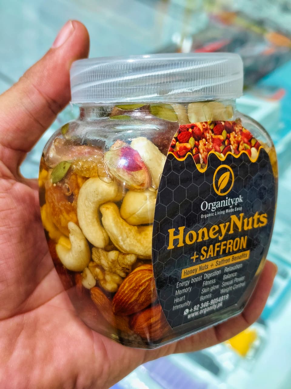 Honey Nuts + Saffron