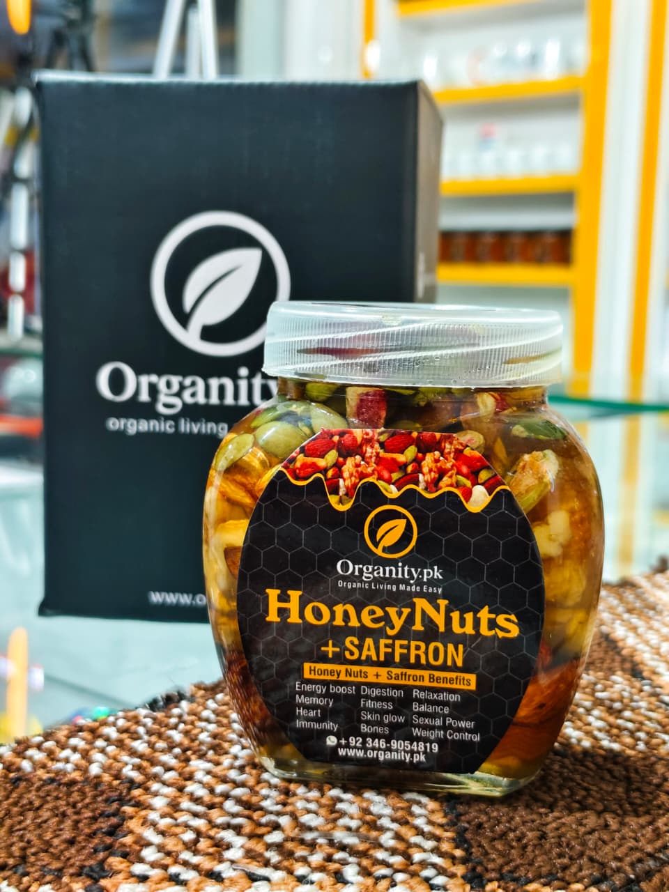 Honey Nuts + Saffron