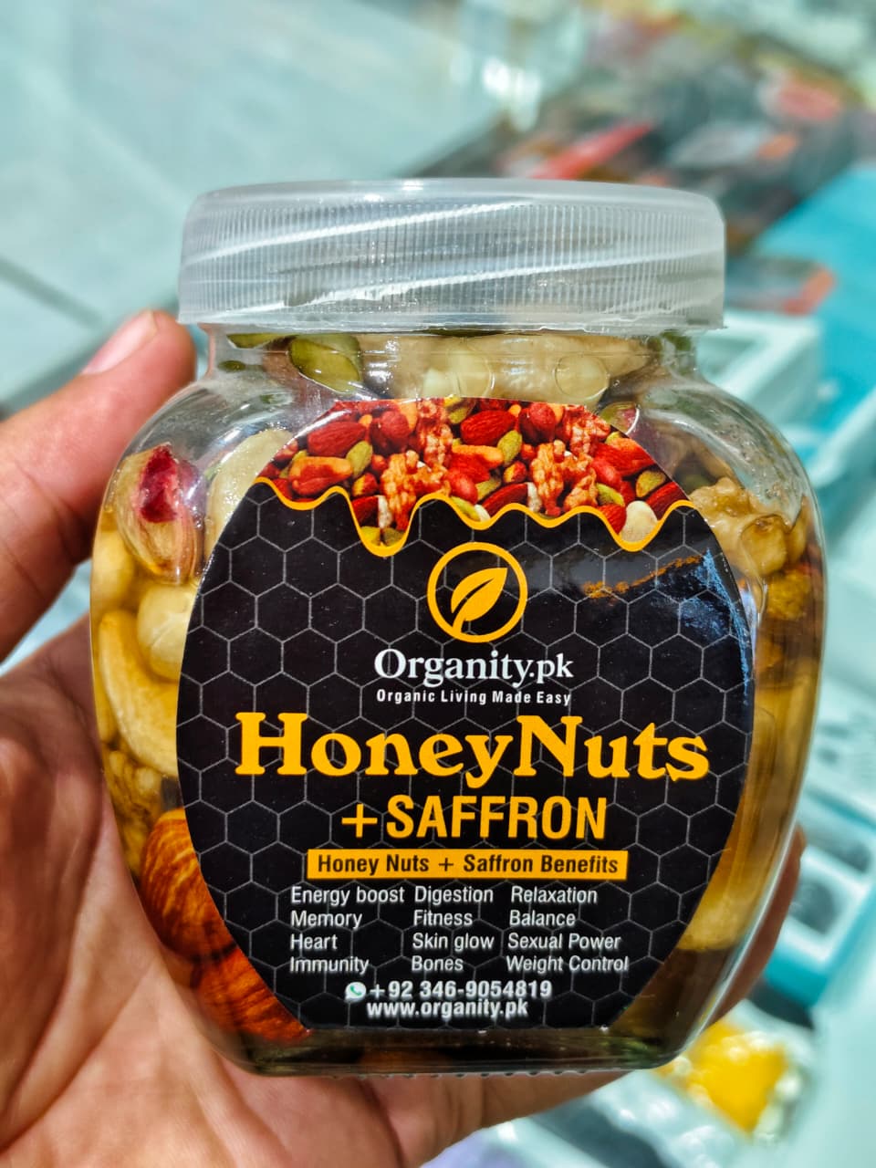 Honey Nuts + Saffron